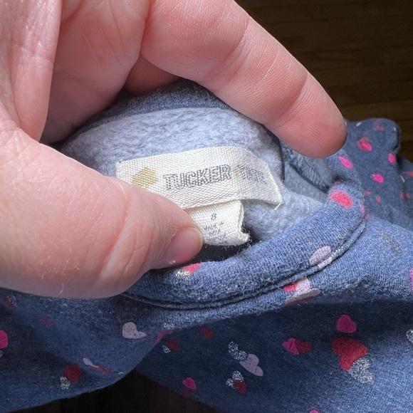 Tucker + Tate long sleeve heart print dress - Picture 2 of 2